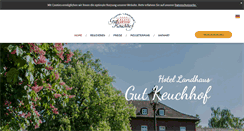 Desktop Screenshot of hotel-keuchhof.de