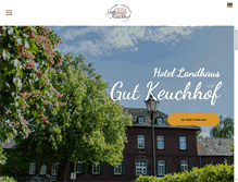 Tablet Screenshot of hotel-keuchhof.de